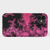 ピンクと黒のバブルフラクタルフラクタル電話ケース Case-Mate iPhoneケース (裏面(横))