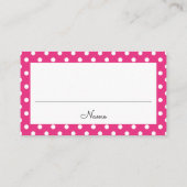 ピンクと黒のパンダクマ赤ちゃんシャワーおむつラッフル エンクロージャーカード (裏面)