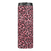 ピンクと黒のヒョウ印刷MaMawサーマルタンブラー タンブラー (裏面)