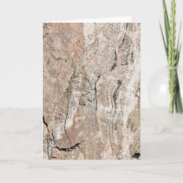 ピンクと黒のヘードロック堆積物 カード