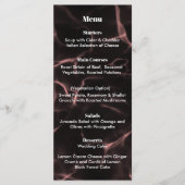 ピンクと黒のマーブルテーマ メニュー (正面)