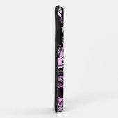 ピンクと黒の大理石の流体アートセモダンル Case-Mate iPhoneケース (裏面/右)