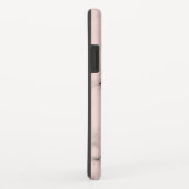 ピンクと黒の大理石ルックスタイルiPhoneケース Case-Mate iPhoneケース (裏面/右)