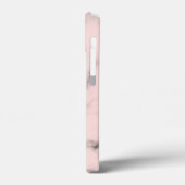 ピンクと黒の大理石ルックiPhoneケース Case-Mate iPhoneケース (裏面 / 左)