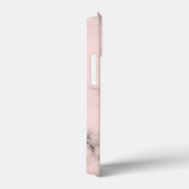 ピンクと黒の大理石ルックiPhoneケース Case-Mate iPhoneケース (裏面 / 右)
