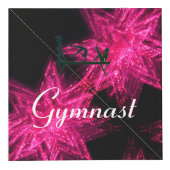 ピンクと黒の女の子カスタムの体操キューブ フォトキューブ (右)