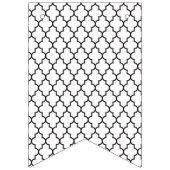 ピンクと黒の幾何学的なバナー バンティングフラッグ (第2の旗)