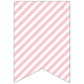 ピンクと黒の幾何学的なバナー バンティングフラッグ (第1の旗)