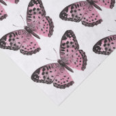 ピンクと黒の蝶のデコページティッシュペーパー 薄葉紙 (詳細)