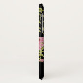 ピンクと黒のAchilleaフラクタル・アート Case-Mate iPhoneケース (裏面/左)