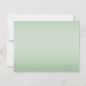 ピンクとMntフローラベビーガールフォト誕生 案内状 (裏面)