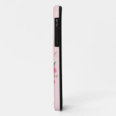 ピンクにこやかなベビーラマ Case-Mate iPhoneケース (裏面/左)