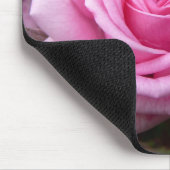 ピンクによってはマウスパッドの赤いバラの装飾のギフトが開花します マウスパッド (コーナー)