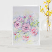 ピンクによっては空白のなカードが開花します カード (黄色い花)