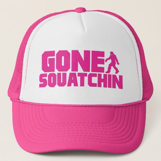 ピンクによって行くSQUATCHINのトラック運転手の帽子の*BEST VERSION* キャップ (正面)