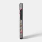 ピンクに彩られたバラ iPhoneケース (左側面)