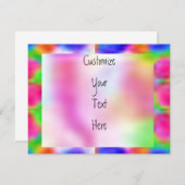 ピンクに想いを馳せて - がん研究を支援しよう (正面/裏面)