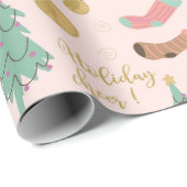 ピンクに華やかさをプラス ラッピングペーパー (ロールコーナー)