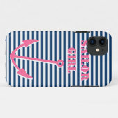 ピンクのいかりのiPhone 5の場合|の船員の女の子 Case-Mate iPhoneケース (裏面(横))