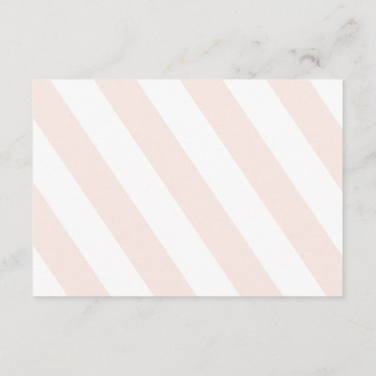 ピンクのおとぎ話の明細カード エンクロージャーカード (裏面)