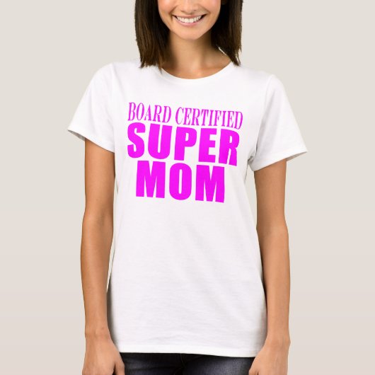 ピンクのお母さんの誕生日及びクリスマス: 極度のお母さん Tシャツ (正面)