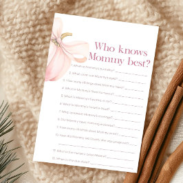 ピンクのかぼちゃのクォケットだれがママを一番知っているゲーム