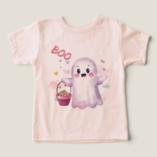 ピンクのかわいいおばけのハロウィンパーティーパンプキンパッチ
