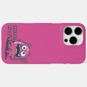 ピンクのかわいいカワイイおばけ Case-Mate iPhoneケース (裏面 (横))