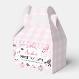 ピンクのかわいいハロウィンお誕生日ギフトボックス フェイバーボックス