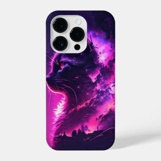 ピンクのかわいい猫 iPhone 14 PROケース