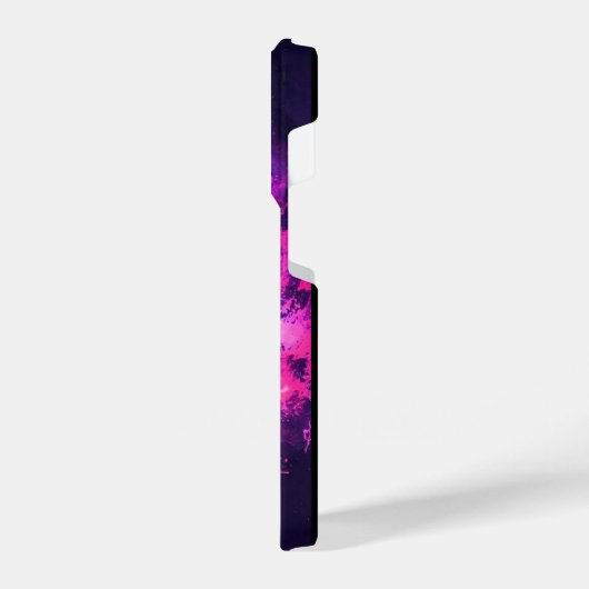 ピンクのかわいい猫 iPhoneケース (左側面)