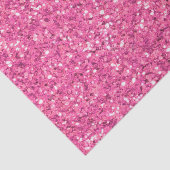 ピンクのきらめくグリッターパターン 薄葉紙 (詳細)