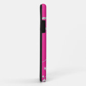 ピンクのきらめくダイヤモンドのティアラのハートのiPhone 5の場合 Case-Mate iPhoneケース (裏面/右)
