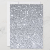 ピンクのきらめくブライダルLibsバチェロレッテゲーム 招待状 (裏面)