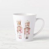 ピンクのくるみ割りクリスマス カフェラテマグ (右)