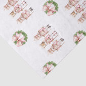 ピンクのくるみ割りクリスマス 薄葉紙 (詳細)