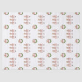 ピンクのくるみ割りクリスマス 薄葉紙 (正面)