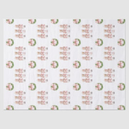 ピンクのくるみ割りクリスマス 薄葉紙