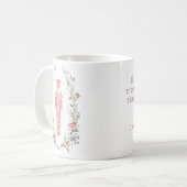 ピンクのくるみ割りバレエのクリスマス コーヒーマグカップ (正面左)