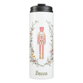 ピンクのくるみ割りバレエのクリスマス タンブラー