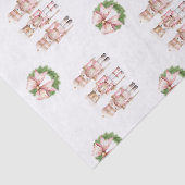 ピンクのくるみ割り人形のクリスマス 薄葉紙 (詳細)