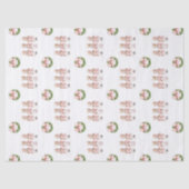ピンクのくるみ割り人形のクリスマス 薄葉紙 (正面)