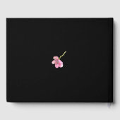 ピンクのさくらんぼがブラック結婚ズに咲く ゲストブック (裏面)