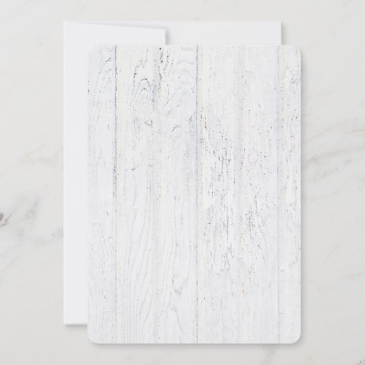 ピンクのさくらんぼが木の上に咲結婚く 招待状 (裏面)