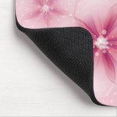 ピンクのさくらんぼが点在する マウスパッド (コーナー)