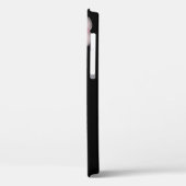 ピンクのさくらんぼが黒で咲く Case-Mate iPhoneケース (裏面 / 左)