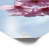 ピンクのさくらんぼとライトブルーの空 フォトプリント            (角)