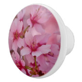 ピンクのさくらんぼに日本の染まる セラミックノブ (右)