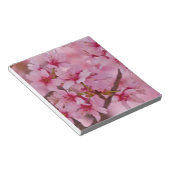 ピンクのさくらんぼに日本の染まる ノートパッド (アングル)