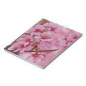 ピンクのさくらんぼに日本の染まる ノートパッド (回転)